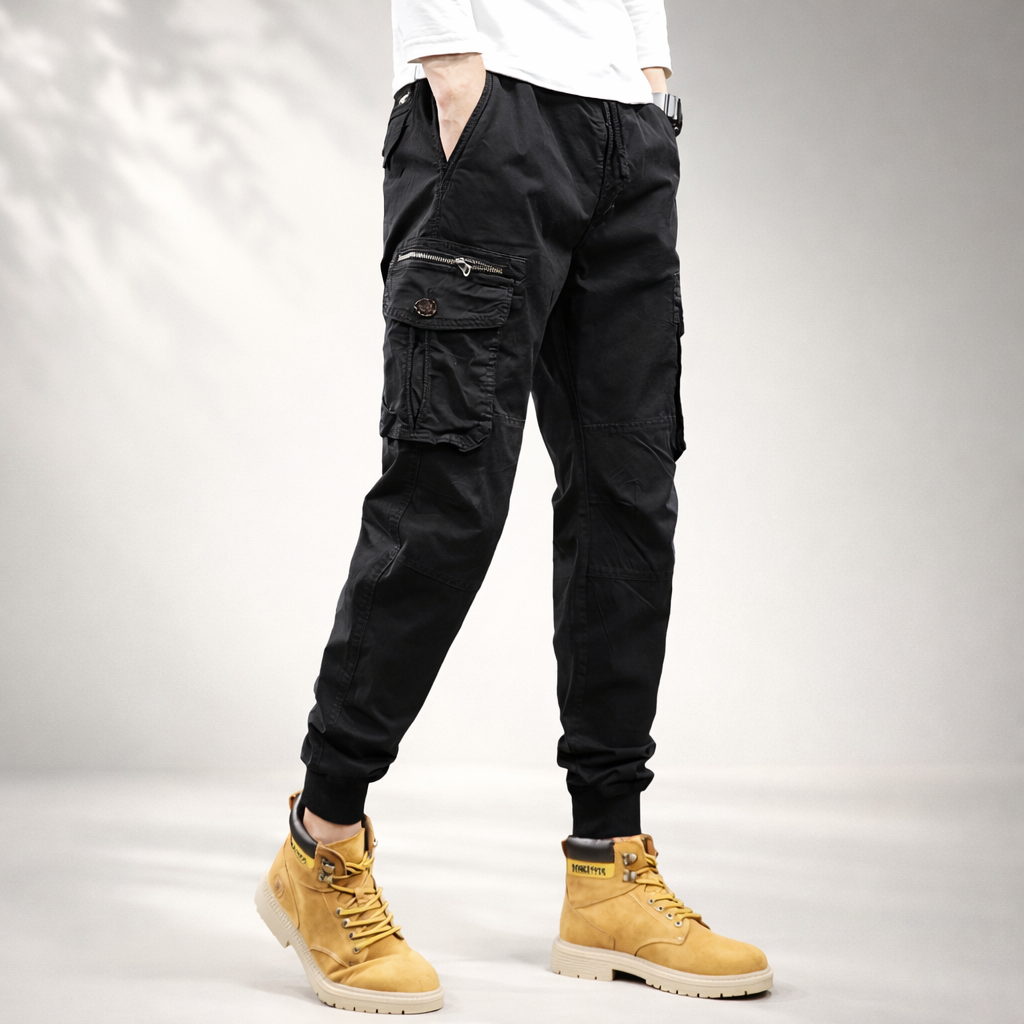 Granite Tapered Cargo Joggers For Men | Grayson
