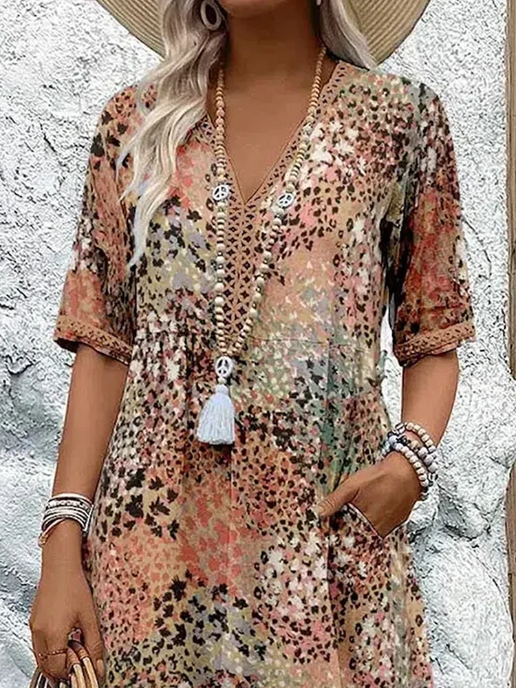 Adaptable Effortless midi dress for women | Jessica