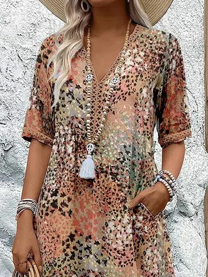 Adaptable Effortless midi dress for women | Jessica