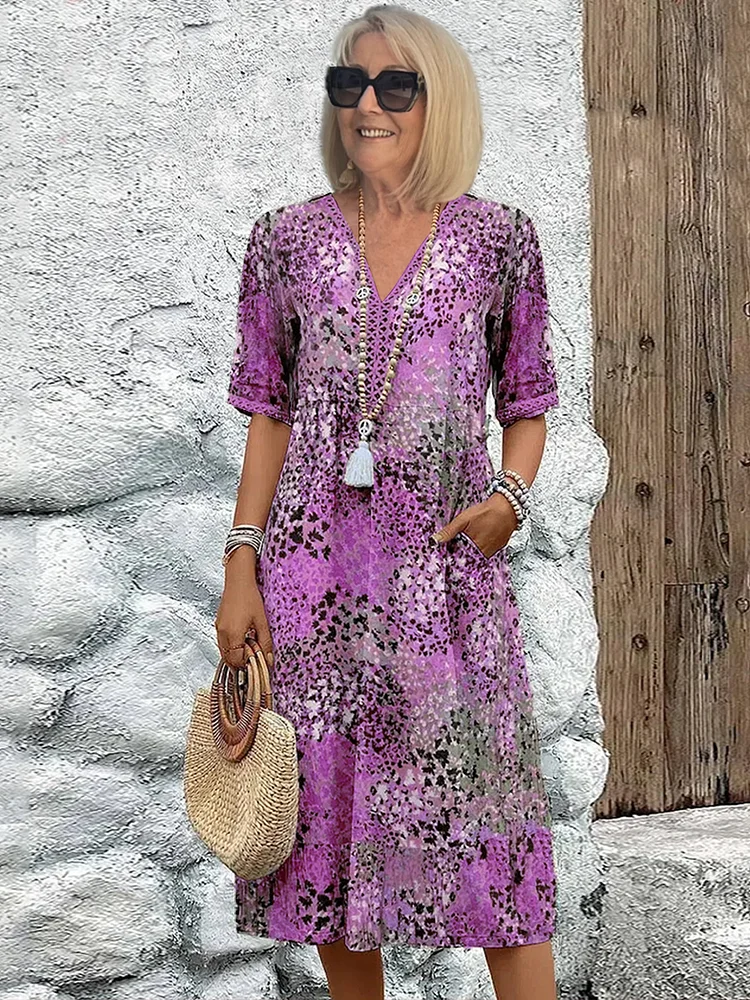 Adaptable Effortless midi dress for women | Jessica