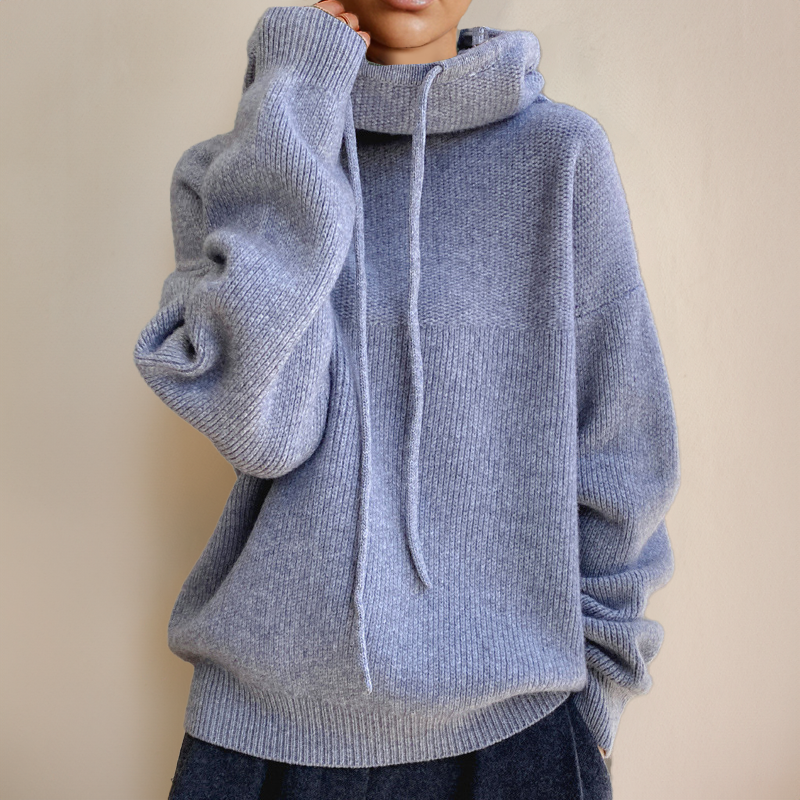 Cozy High Neck Relaxed Jumper For Women | Giselle