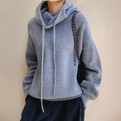 Cozy High Neck Relaxed Jumper For Women | Giselle