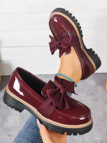 Murmured Artisan loafers with bow detail for women | Chelsea