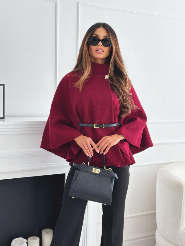 Summery Belted butterfly sleeve jacket for women | Lea