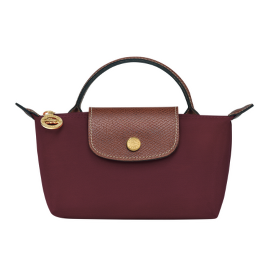 Painted Elan mini pouch bag with strap for women | Longchamp