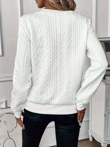 Trailblazing Half Zip Casual Sweater For Women | Lioraelle