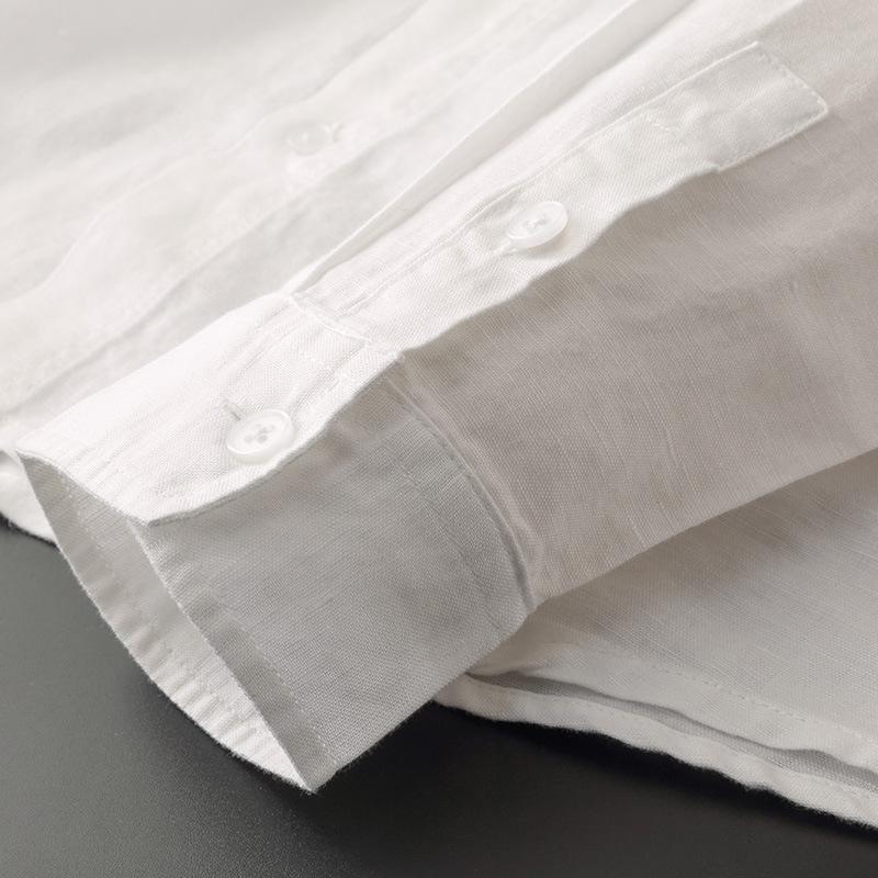 Observant Lightweight Button-Up Hooded Shirt For Men | Elion