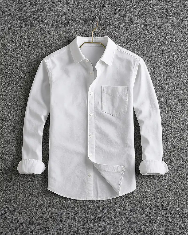 Indigo Classic Button Down Shirt for Men | Rafael