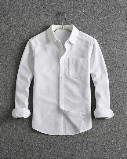 Indigo Classic Button Down Shirt for Men | Rafael