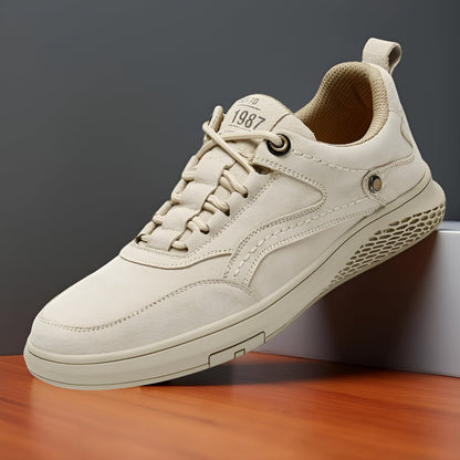 Pacesetting Textured Lace Up Sneakers For Men | Ardent