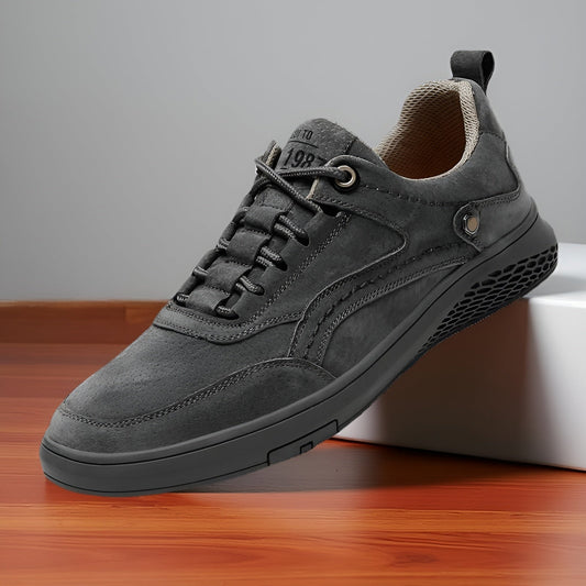 Pacesetting Textured Lace Up Sneakers For Men | Ardent