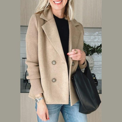 Sleek Casual Double Breasted Blazer For Women | Alessandra