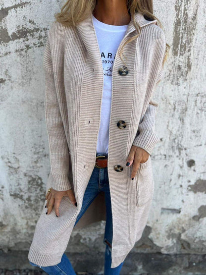 Discreet Chic Long Cardigan For Women | Mirevina