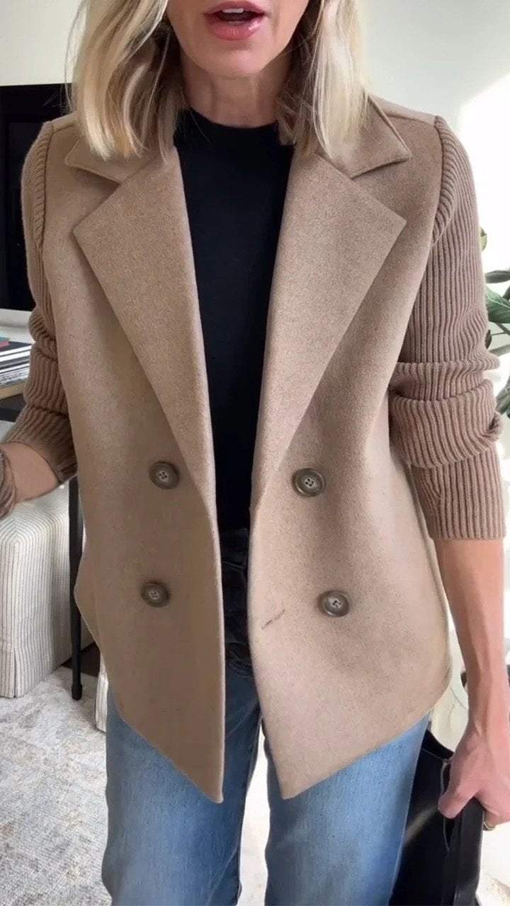 Animated Relaxed Casual Blazer Coat For Women | Elira