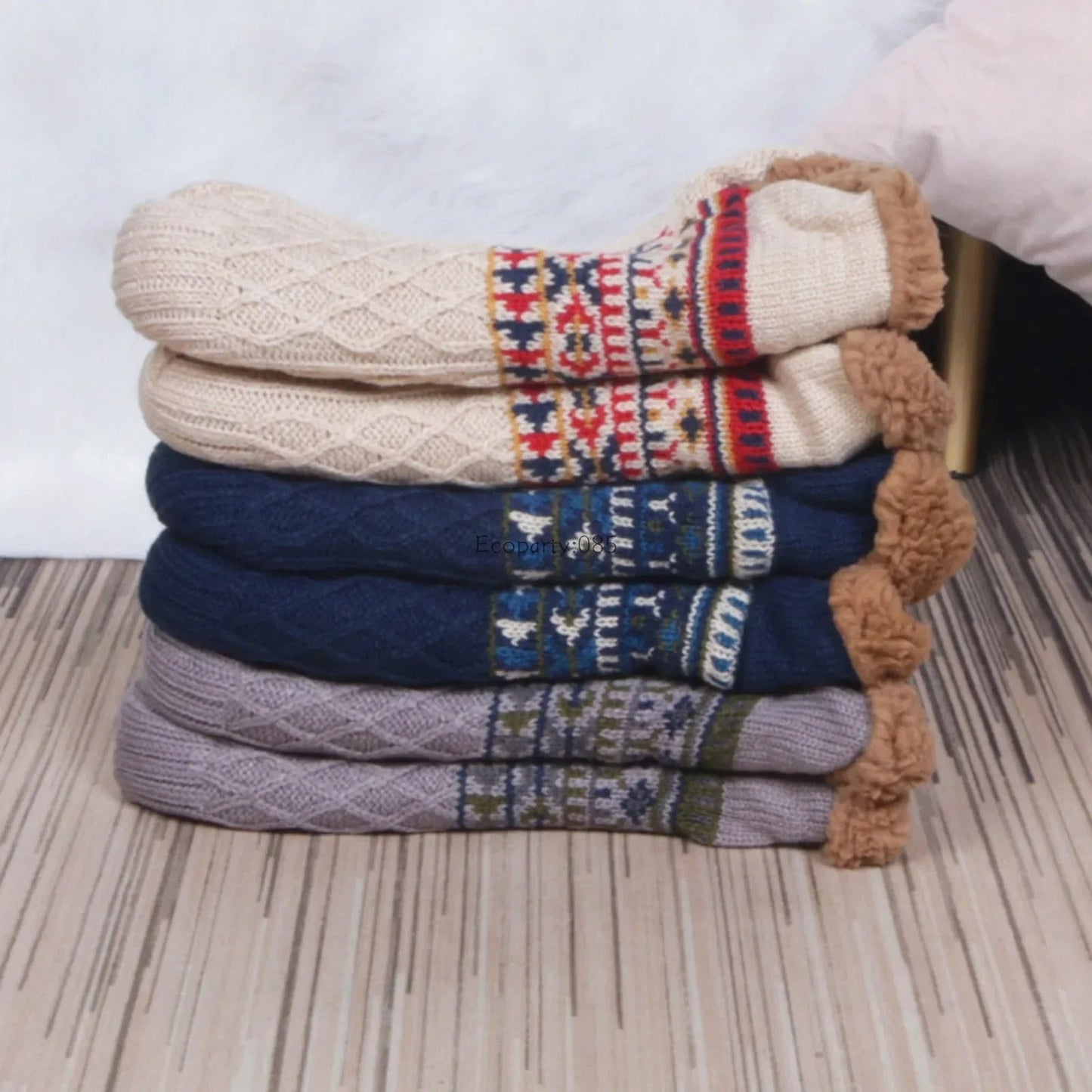 Chelsea Winter-warm non-slip house socks for women | Sofie
