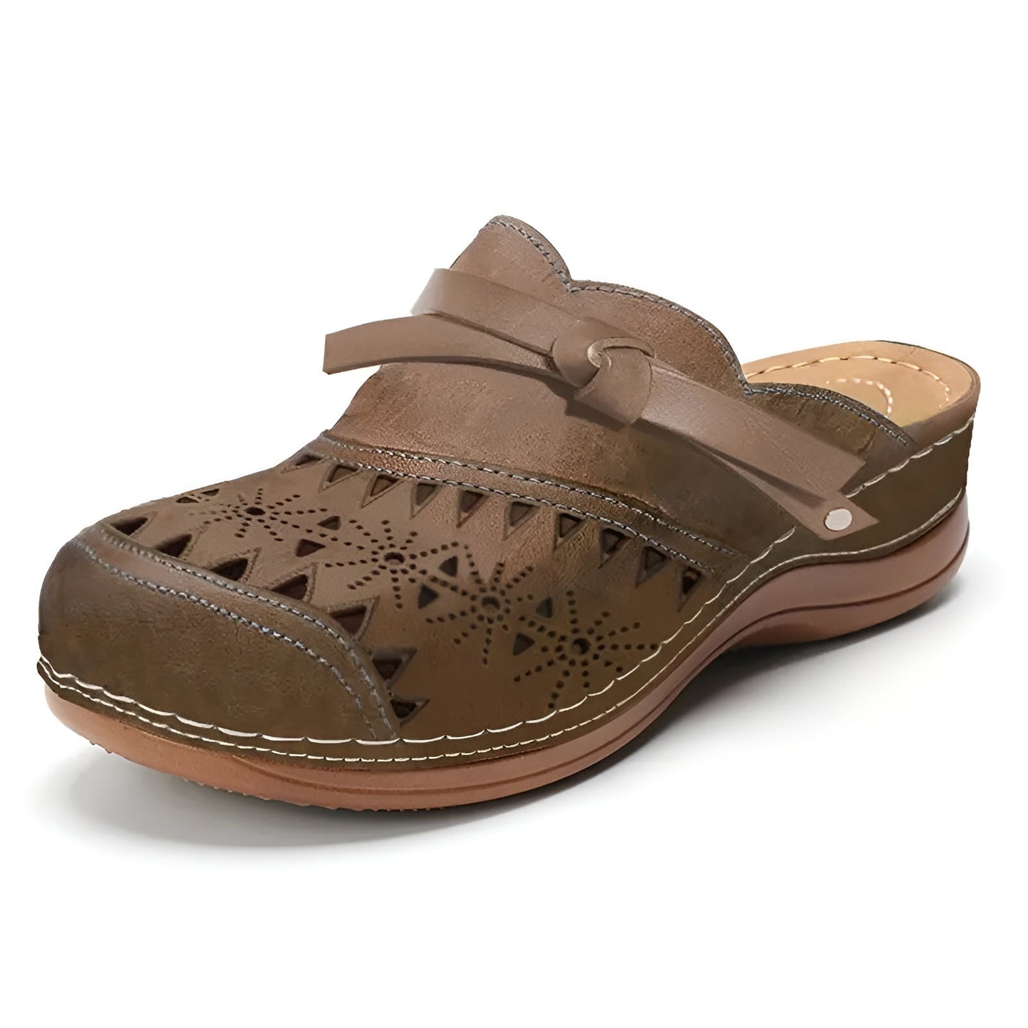 Dazzling Supportive sandals with adjustable fit for women | Anette