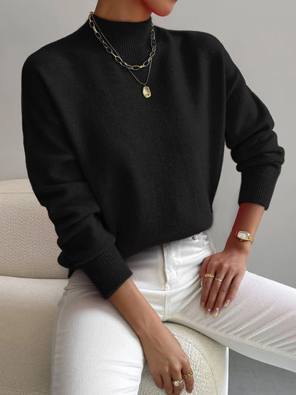 Calming Classic Roll Neck Sweater For Women | Elaine