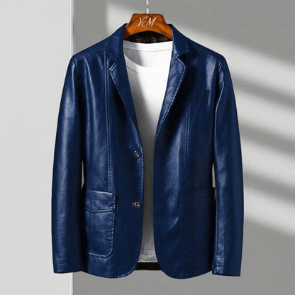 Flannel Tailored Two Button Blazer For Men | Lorenzo