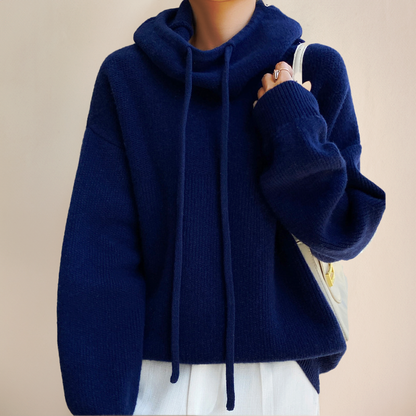 Cozy High Neck Relaxed Jumper For Women | Giselle