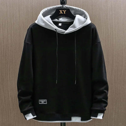 Energizing Two Tone Pullover Hoodie For Men | Kieran