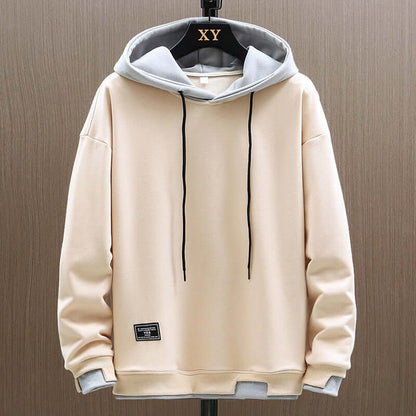 Energizing Two Tone Pullover Hoodie For Men | Kieran