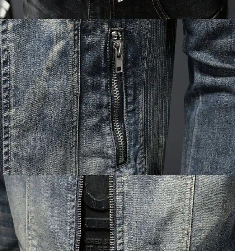 Autumnal Retro Zip Front Jacket For Men | Matteo