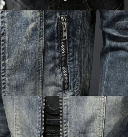 Autumnal Retro Zip Front Jacket For Men | Matteo
