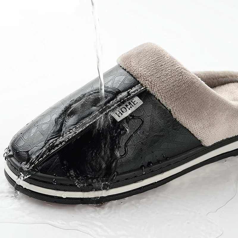 Relaxing Lined Slip On Indoor Slippers For Men | Alaric