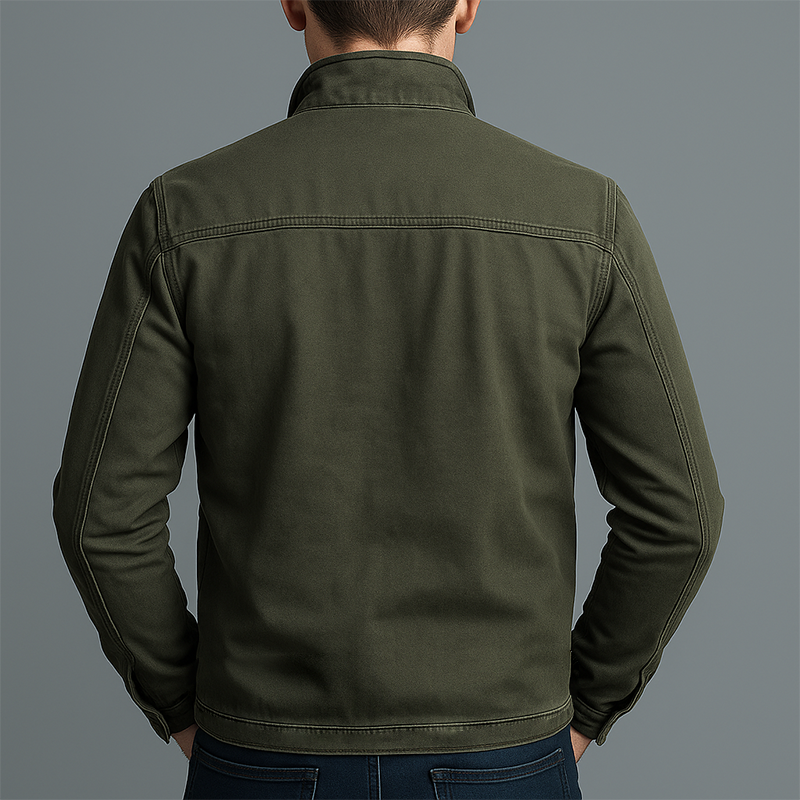 Buttery Vintage Style Zip Jacket For Men | William