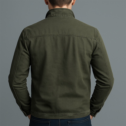 Buttery Vintage Style Zip Jacket For Men | William