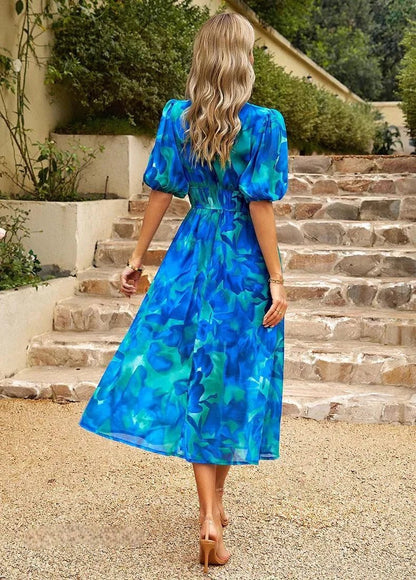 Glossy Stylish printed dress for women | Ariadne