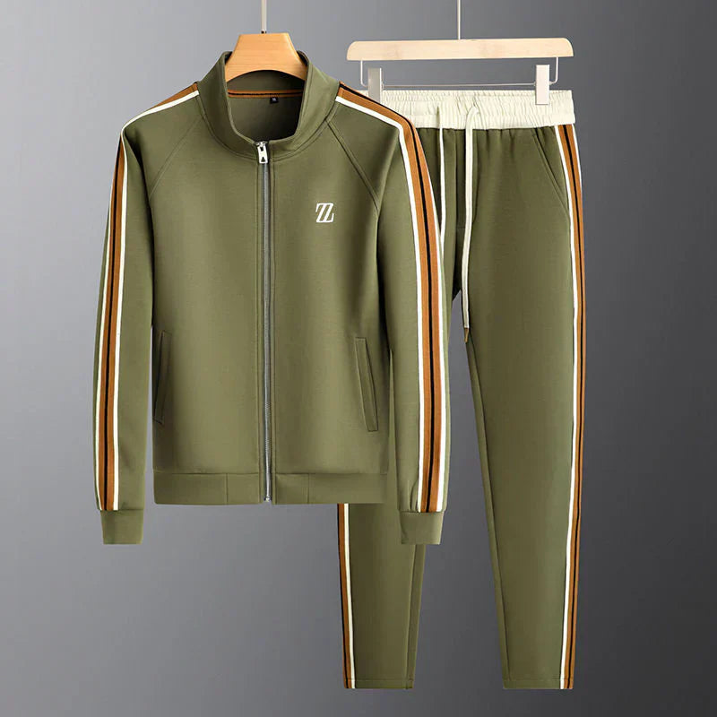 Sparkling Tailored Zip Up Tracksuit Set For Men | Arlen