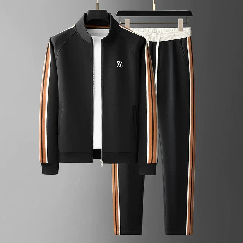 Sparkling Tailored Zip Up Tracksuit Set For Men | Arlen